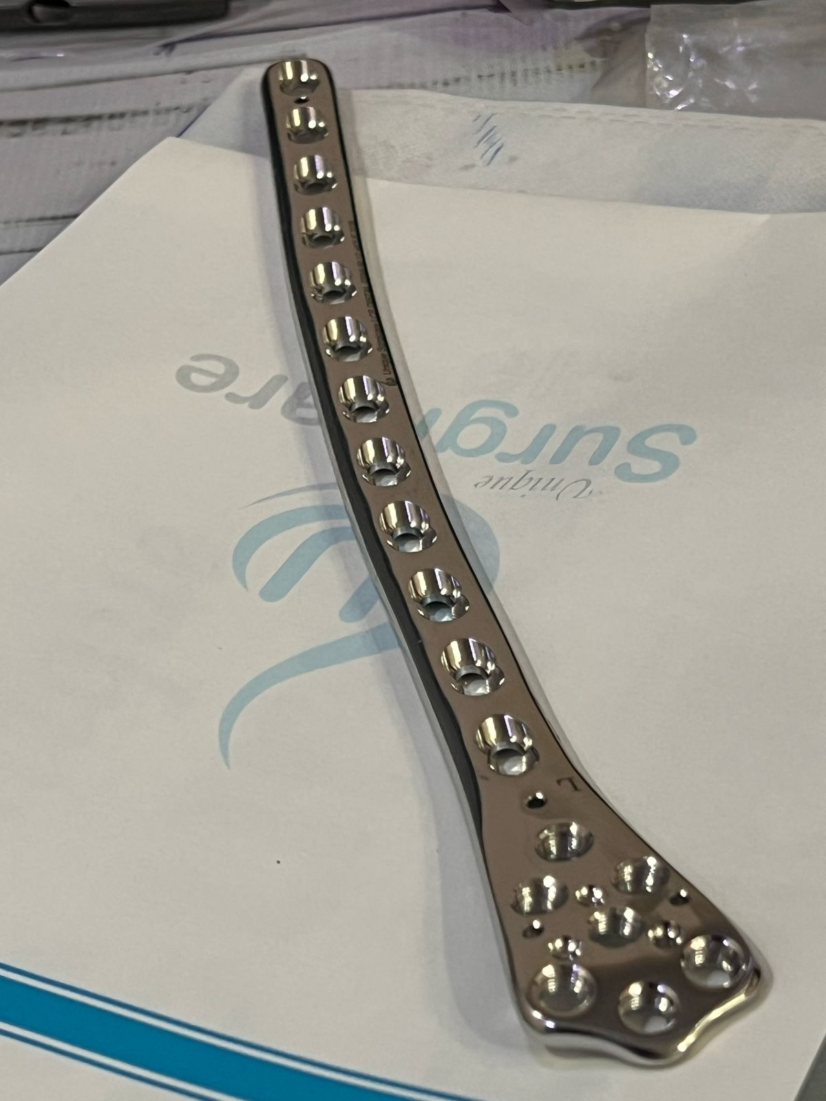 Femoral head locking plate (distal femoral) S.S
